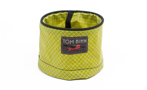 A Small Travel Tray in Wasabi (green with white grid) 200 Halcyon.